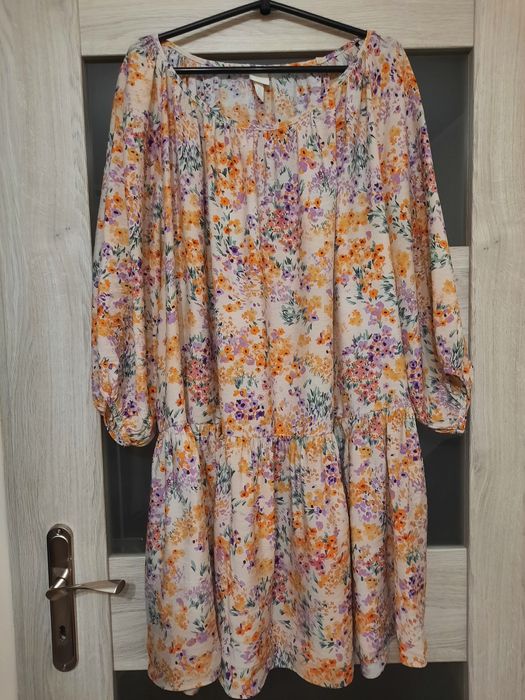 H&M cudna sukienka przewiewna wiskoza 46-48