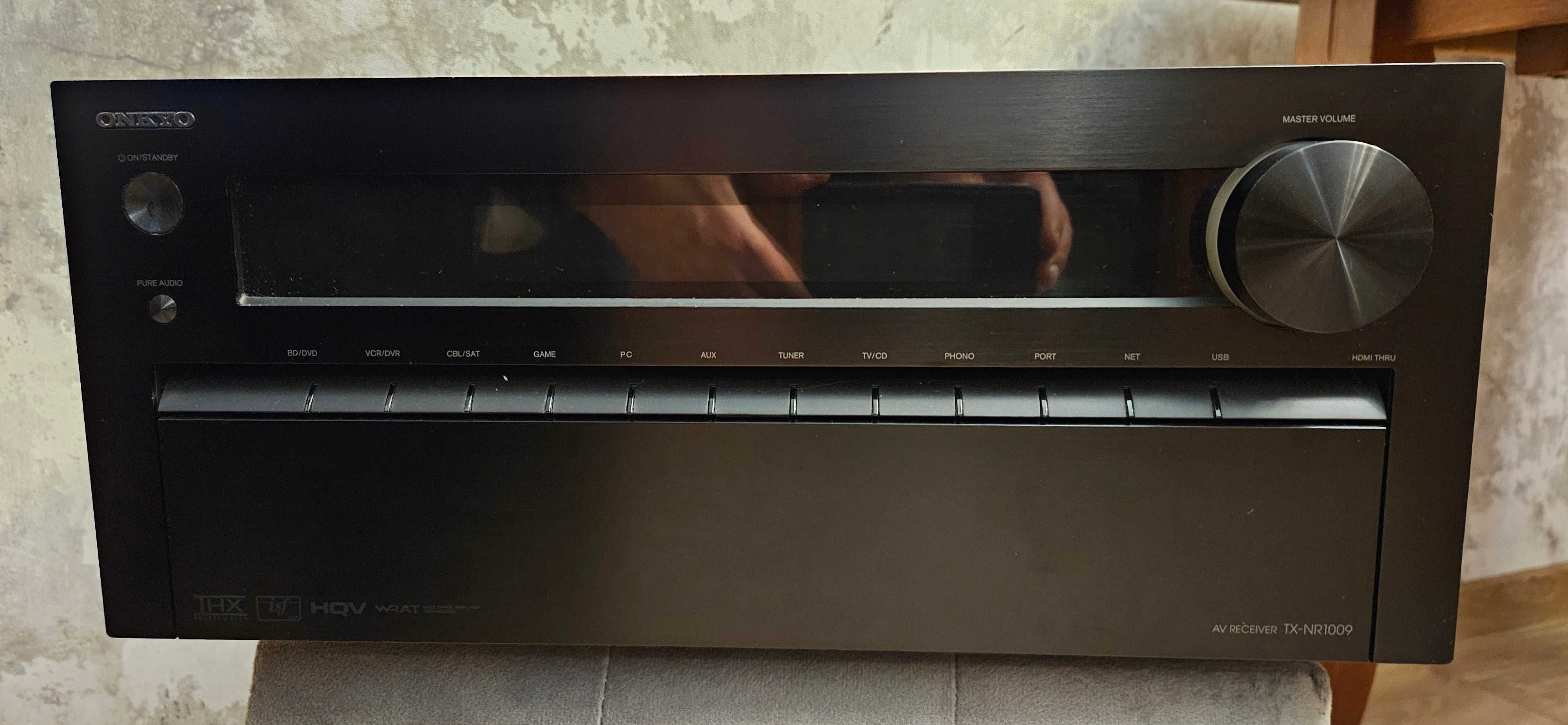 Amplituner Onkyo TX-NR1009 9.2 po wymianie układu dsp bez wady fabr.