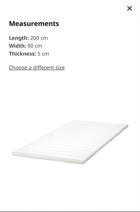 Sobrecolchão cama solteiro