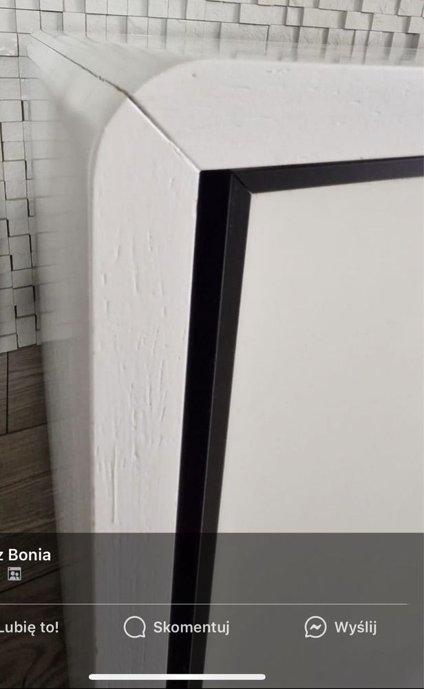 Biała komoda szafka 230x55x58 H