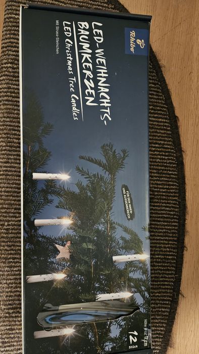 Światełka  na choinkę do wew.i na zewnątrz Tchibo pilot baterie 12 szt