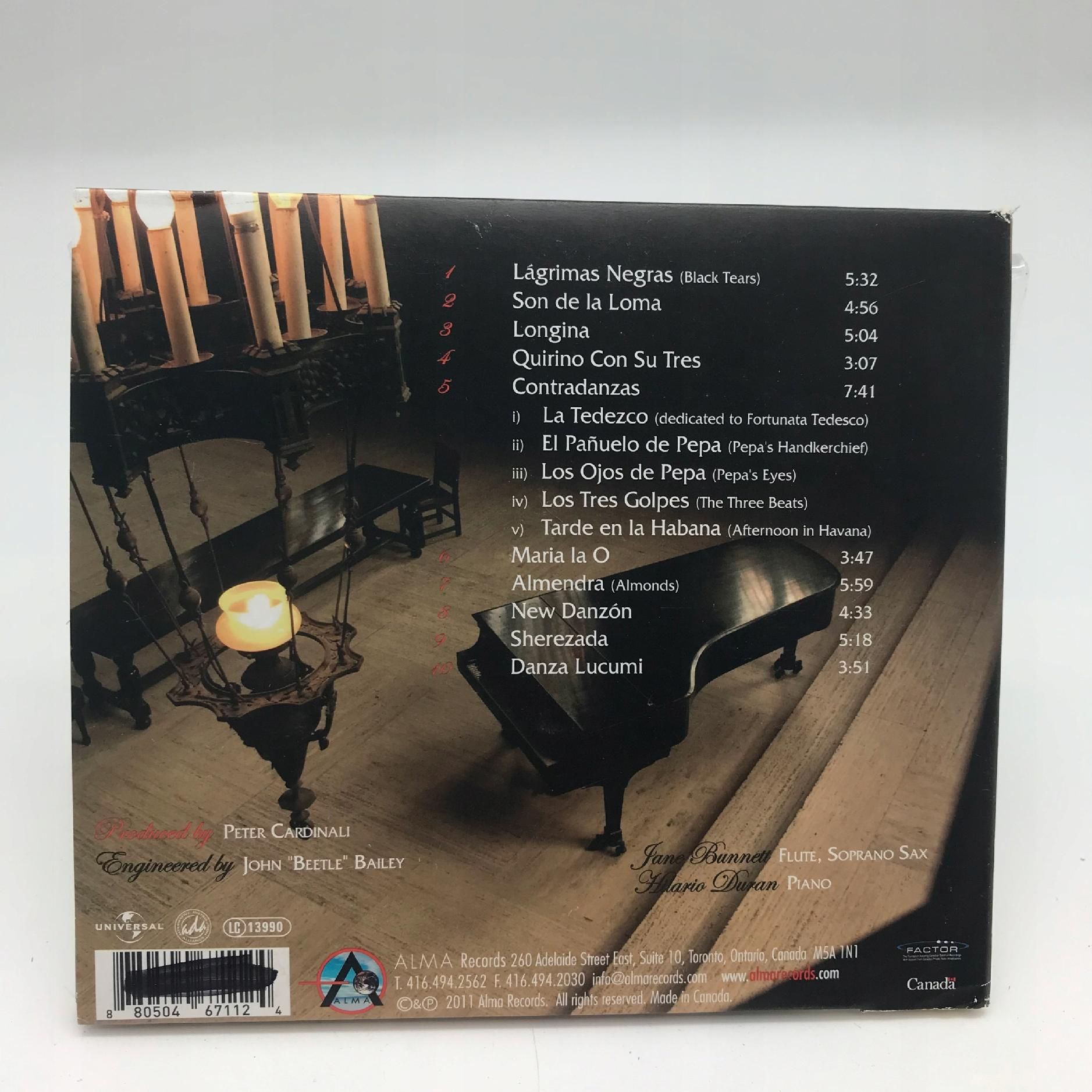 cd - jane bunnett & hilario durán - cuban...