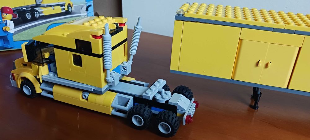 Lego City 3221 Żółta Ciężarówka TIR + pudełko + instrukcja