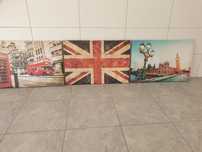 Obrazy london trzy sztuki