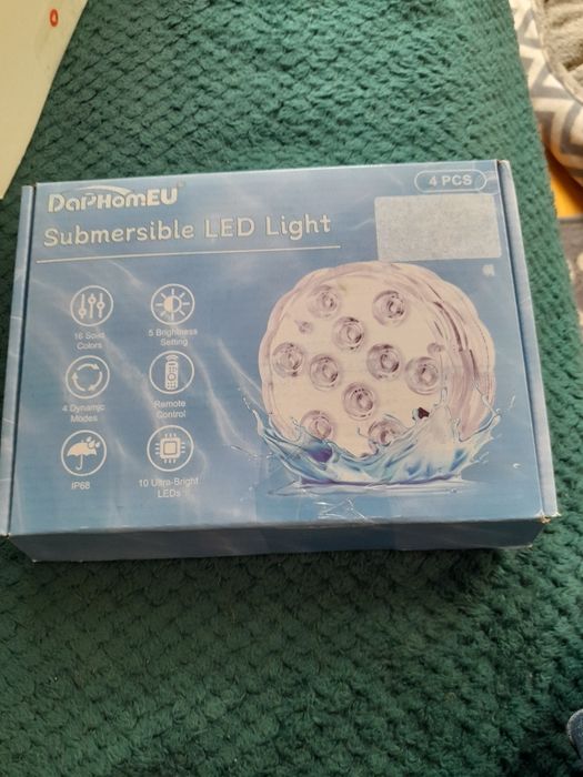 Lampy do jacuzzi IP68 wodoodporne zanurzeniowe LED z  pilotem nowe