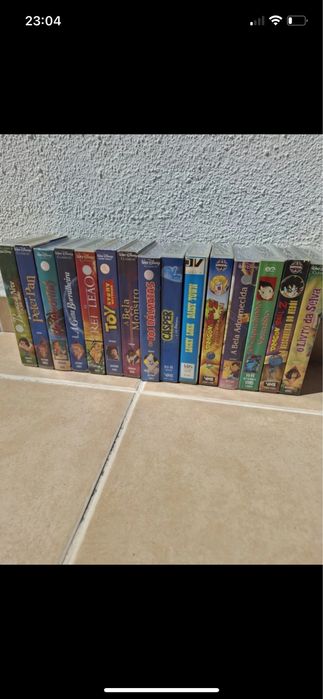 Cassetes VHS - Disney & Dragon Ball Z