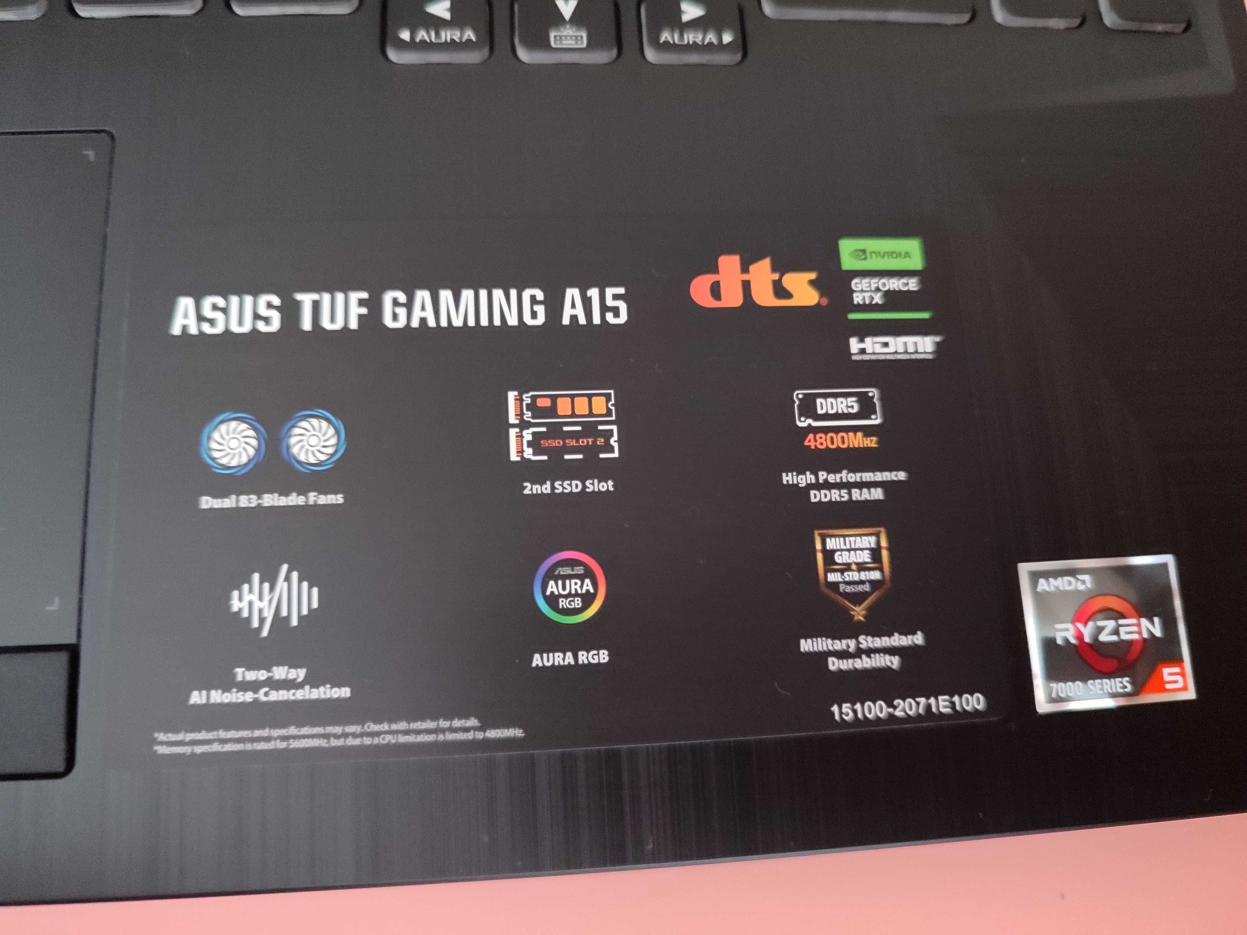 Ноутбук ASUS TUF gaming