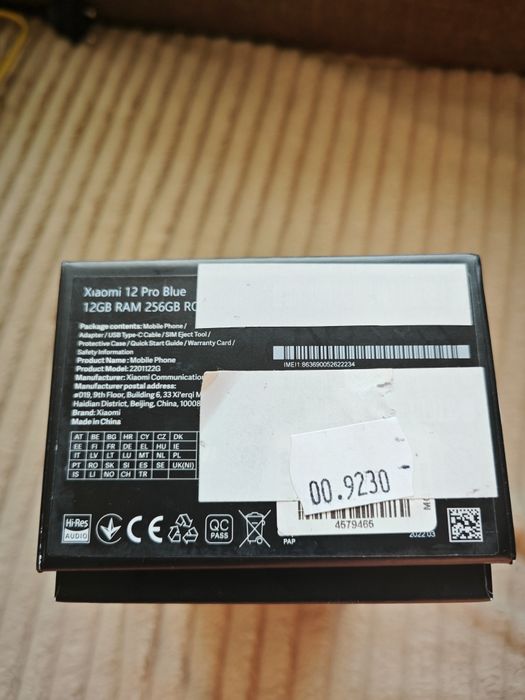 Xiaomi 12 pro 12/256 GB