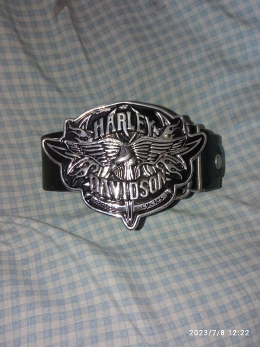 Ремінь шкіряний харлі девітсон