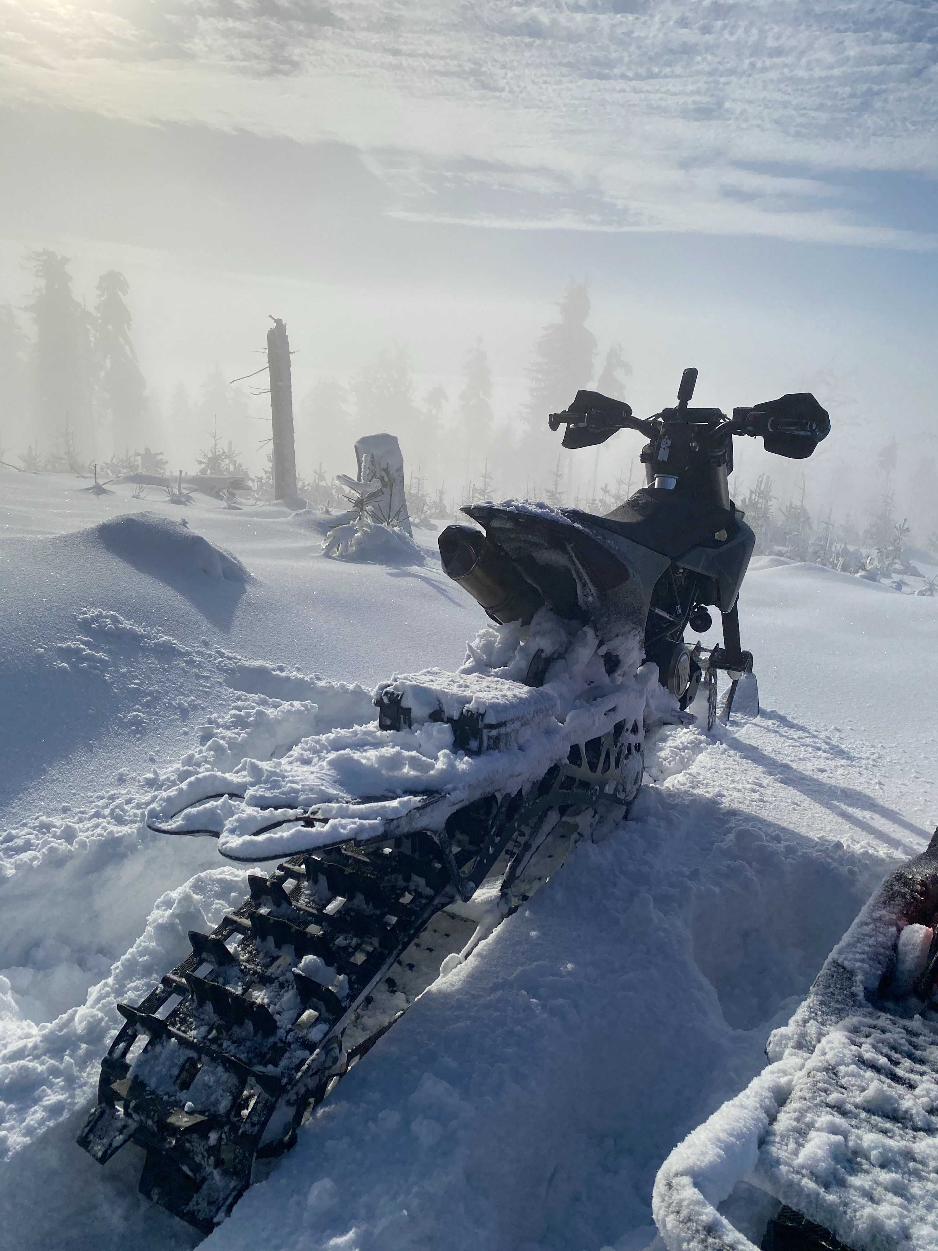 Zestaw Snow bike ZF Sprockets  skuter śnieżny Husqvarna sm 701 ktm 690
