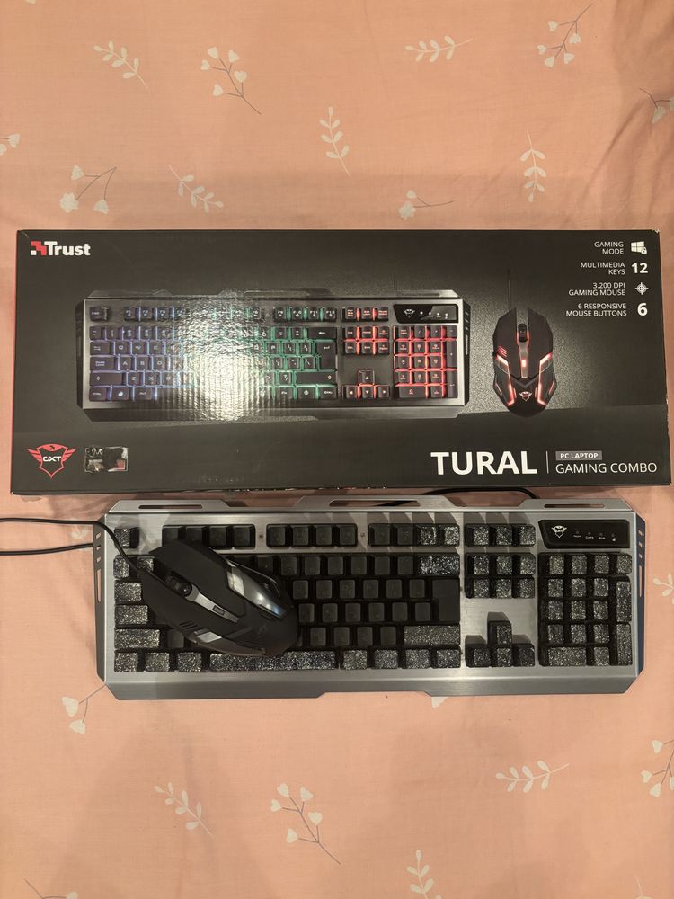 Trust GXT 845 Tural Combo клавіатура та мишка