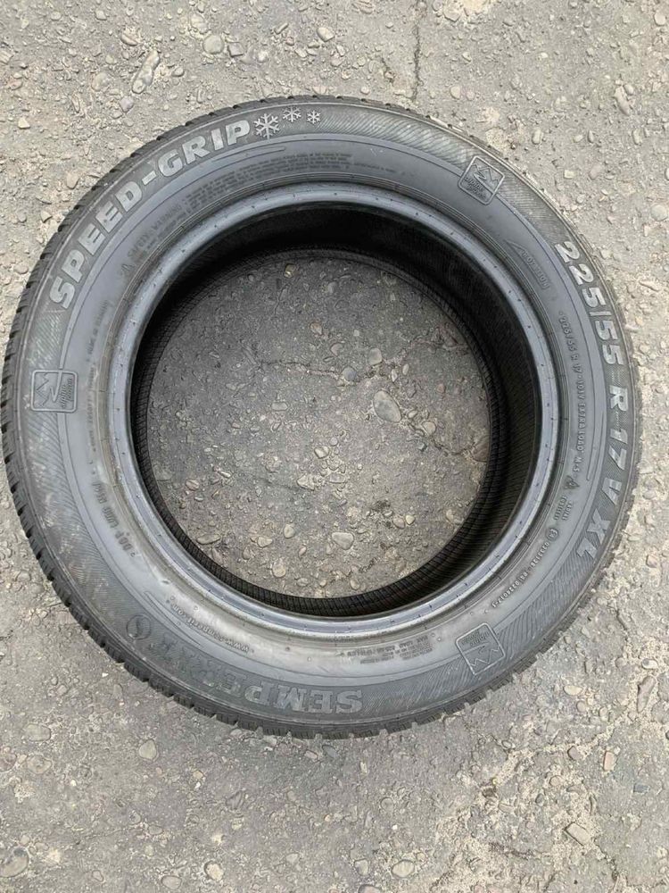 Шини 225/55 R17 пара Semperit 2022p 7,6мм зима