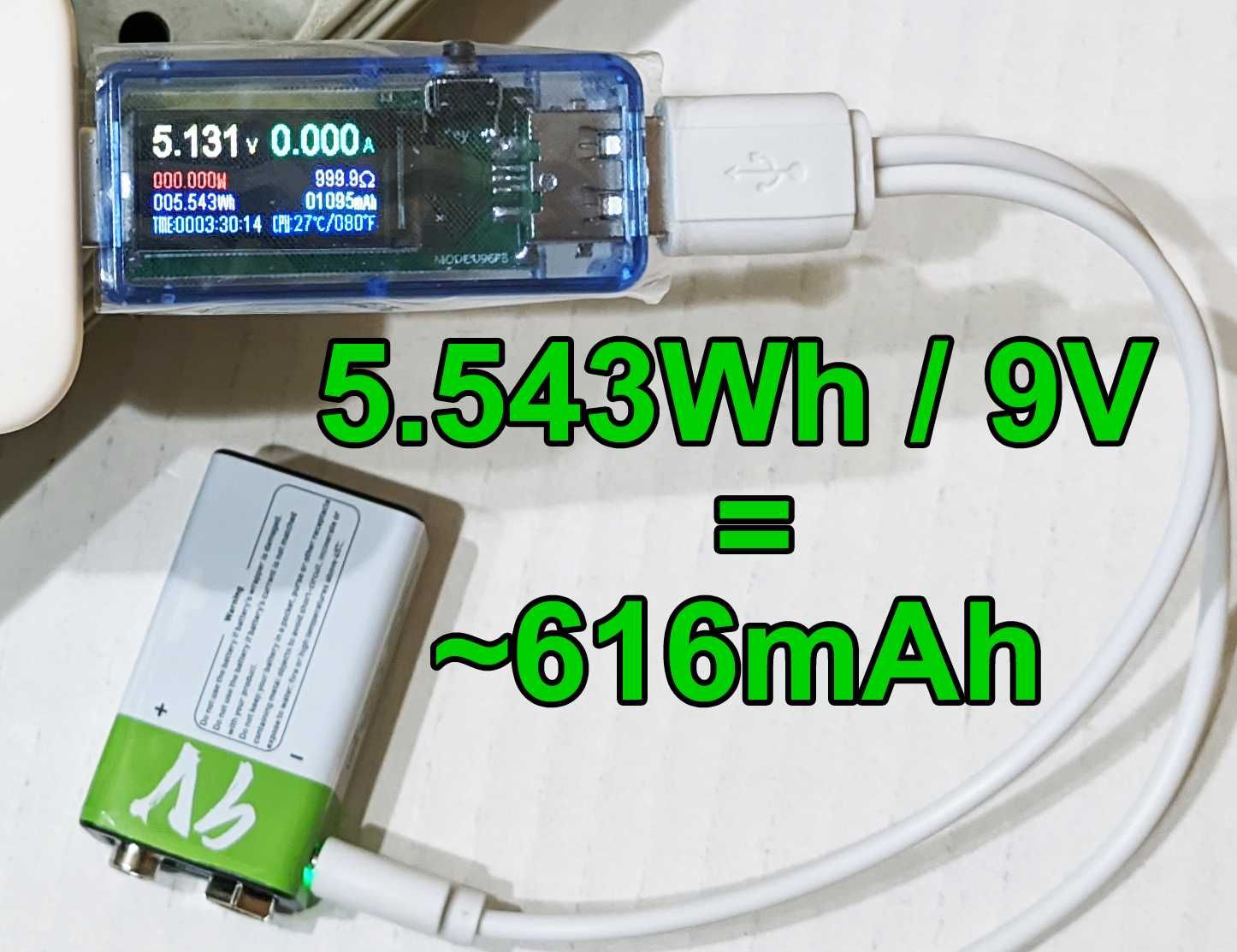 Акумулятор Крона, USB зарядка, 650mAh 9V,аккумулятор-батарейка-батарея
