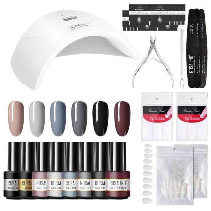zestaw startowy do manicure hybrydowego rosalind