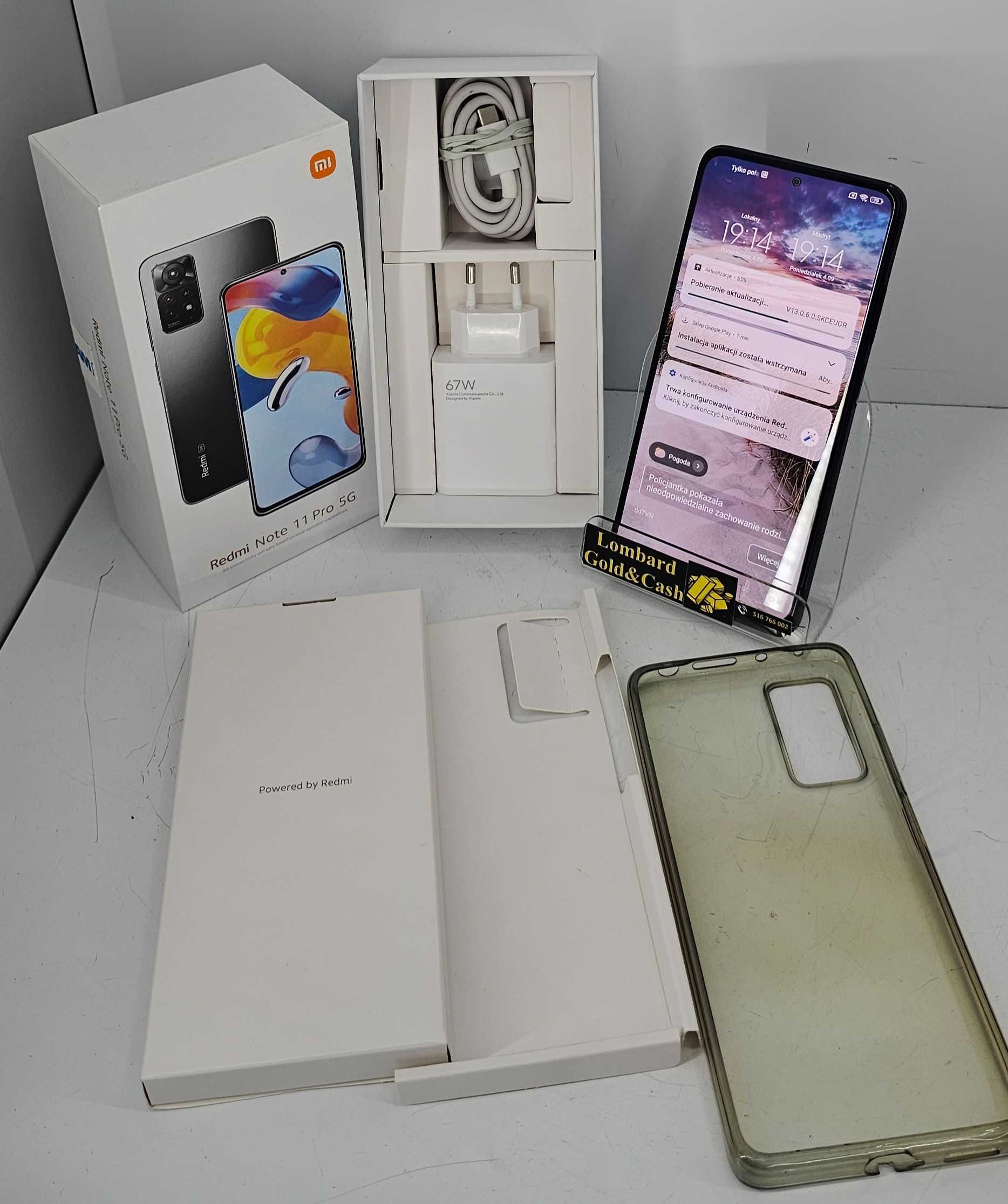 Redmi Note 11 Pro 5G Graphite Gray 6GB/128GB Komplet