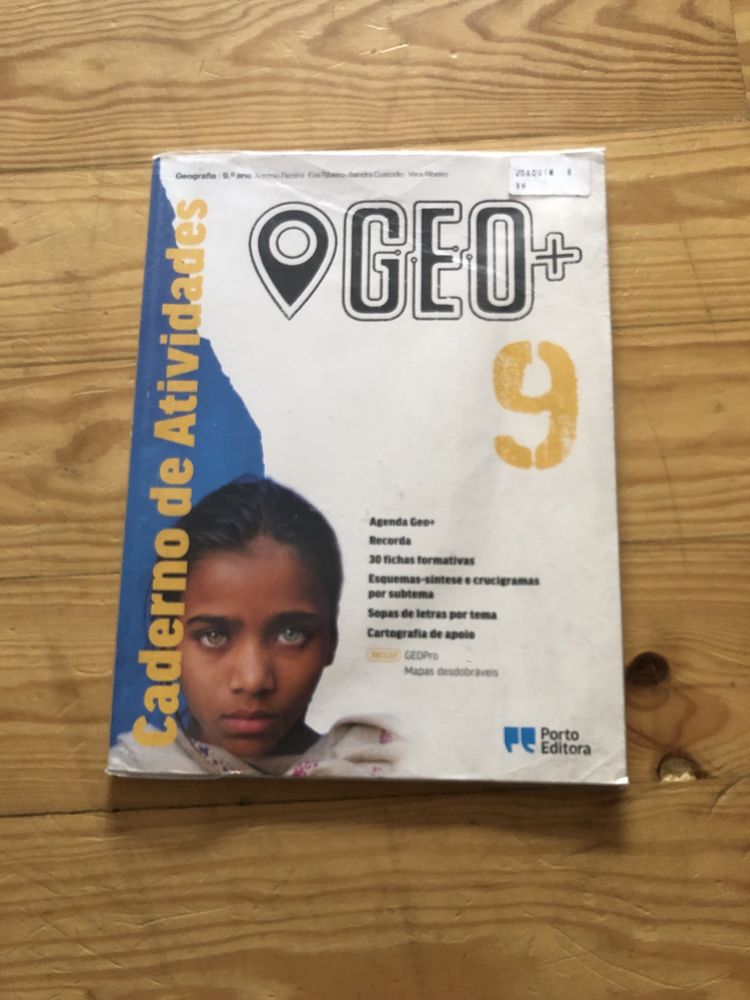 Manual Geografia 9.ºano GEO+9 com caderno de atividades