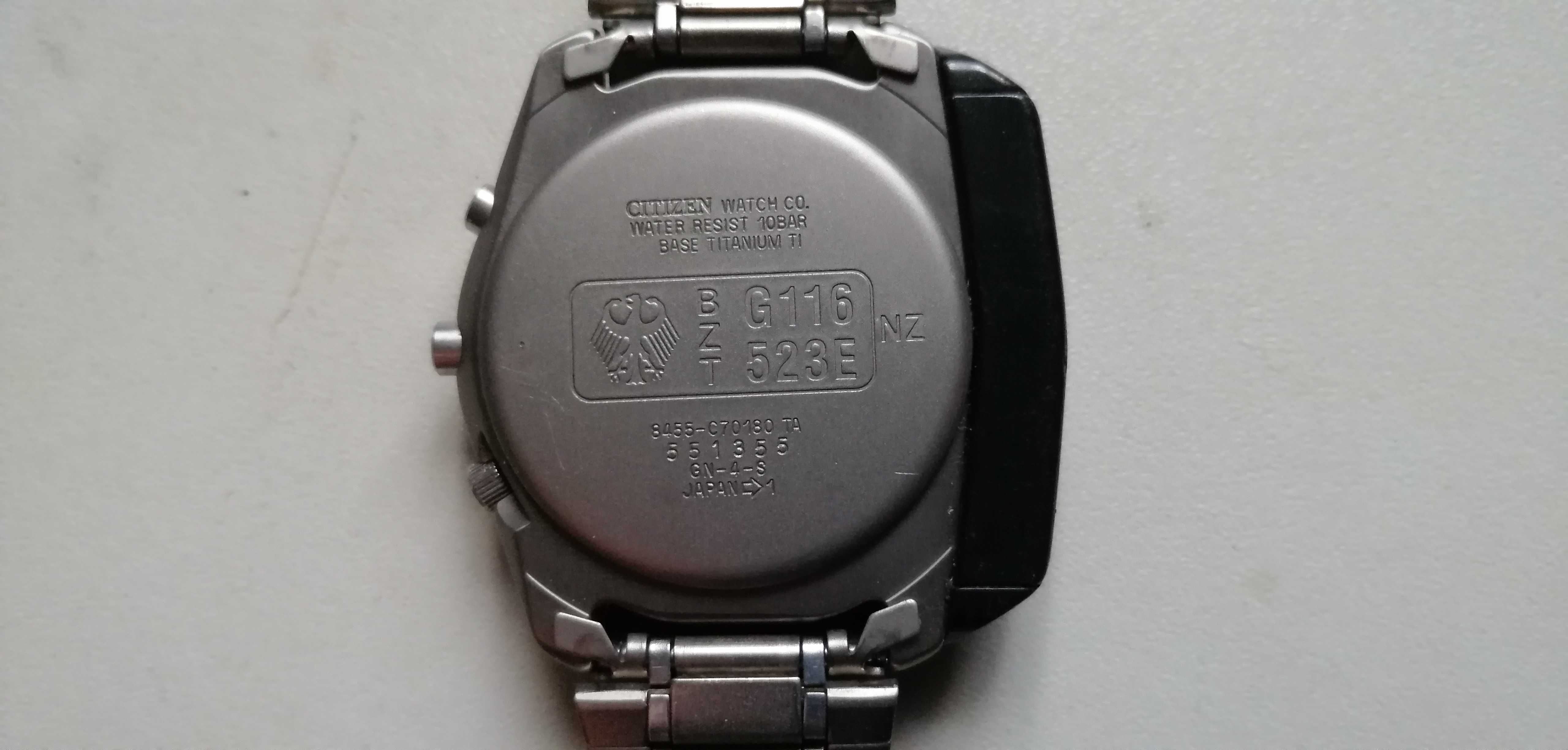 CITIZEN - SPACEMASTER - radio - tytan - zegarek - 2