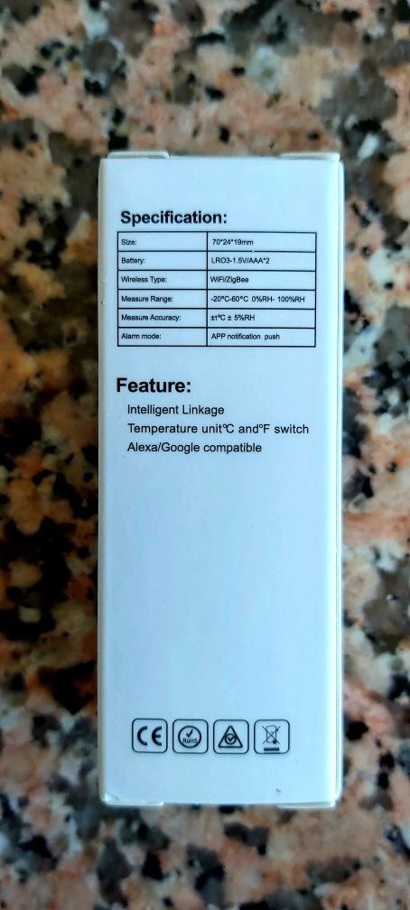 Sensor de temperatura e humidade