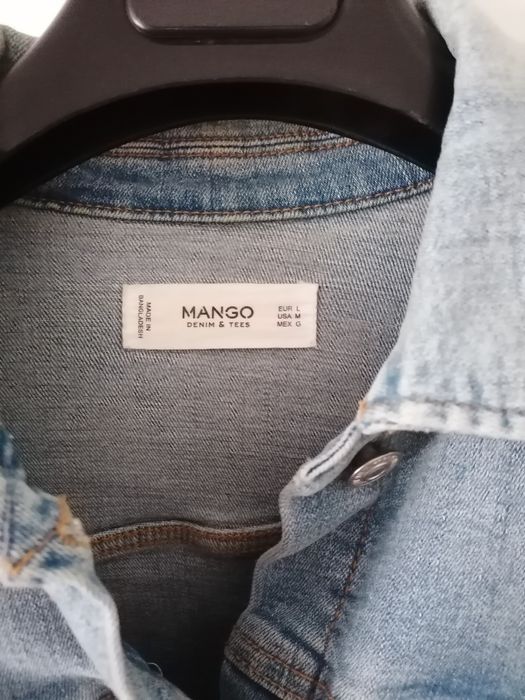 Blusão de ganga para senhora da Mango - tamanho L