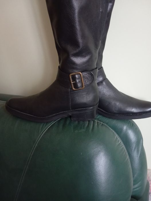 Чоботи шкіряни, відмінний стан, р39, 25 см