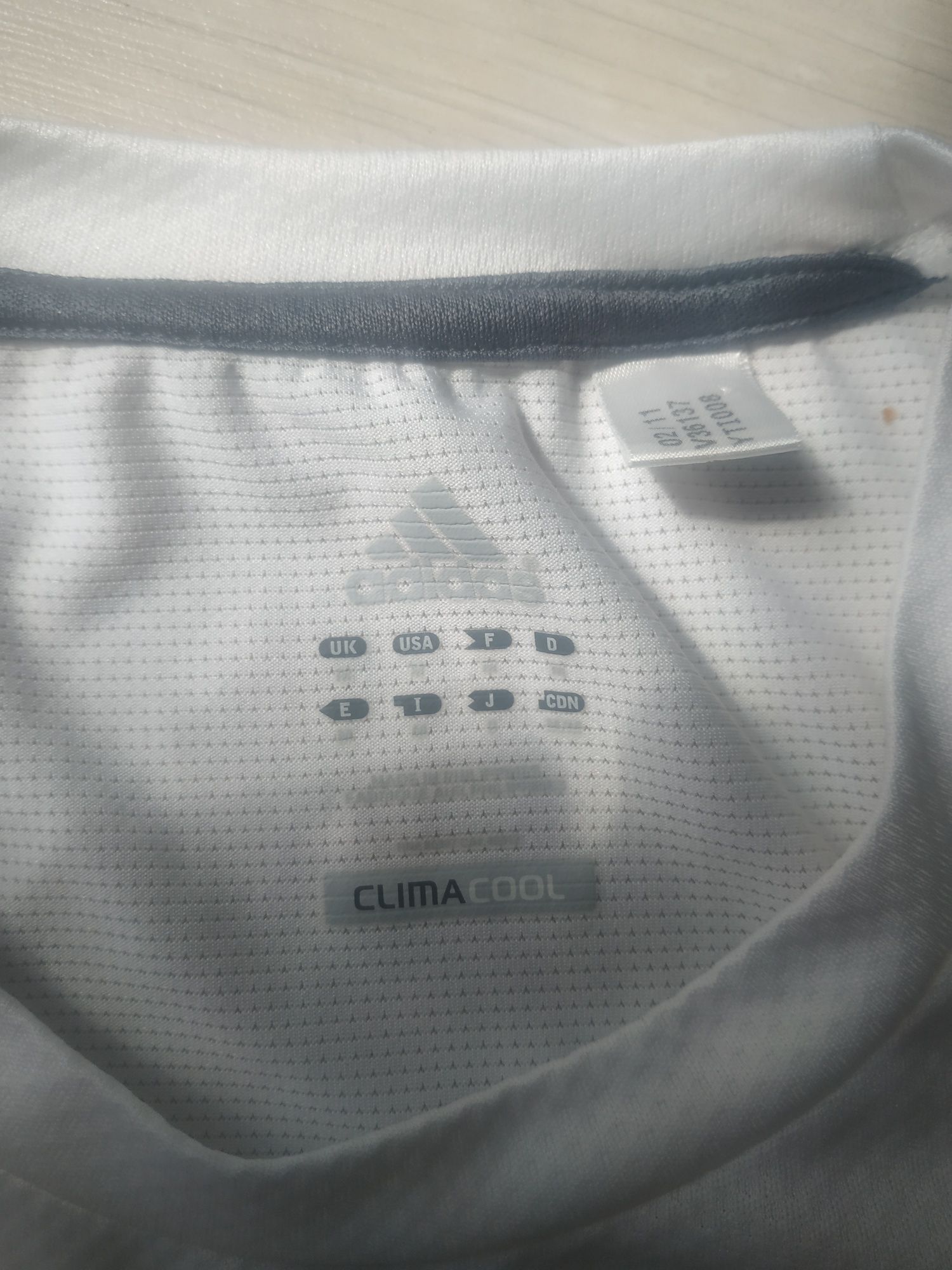 Podkoszulek koszulka biała bez rękawów adidas