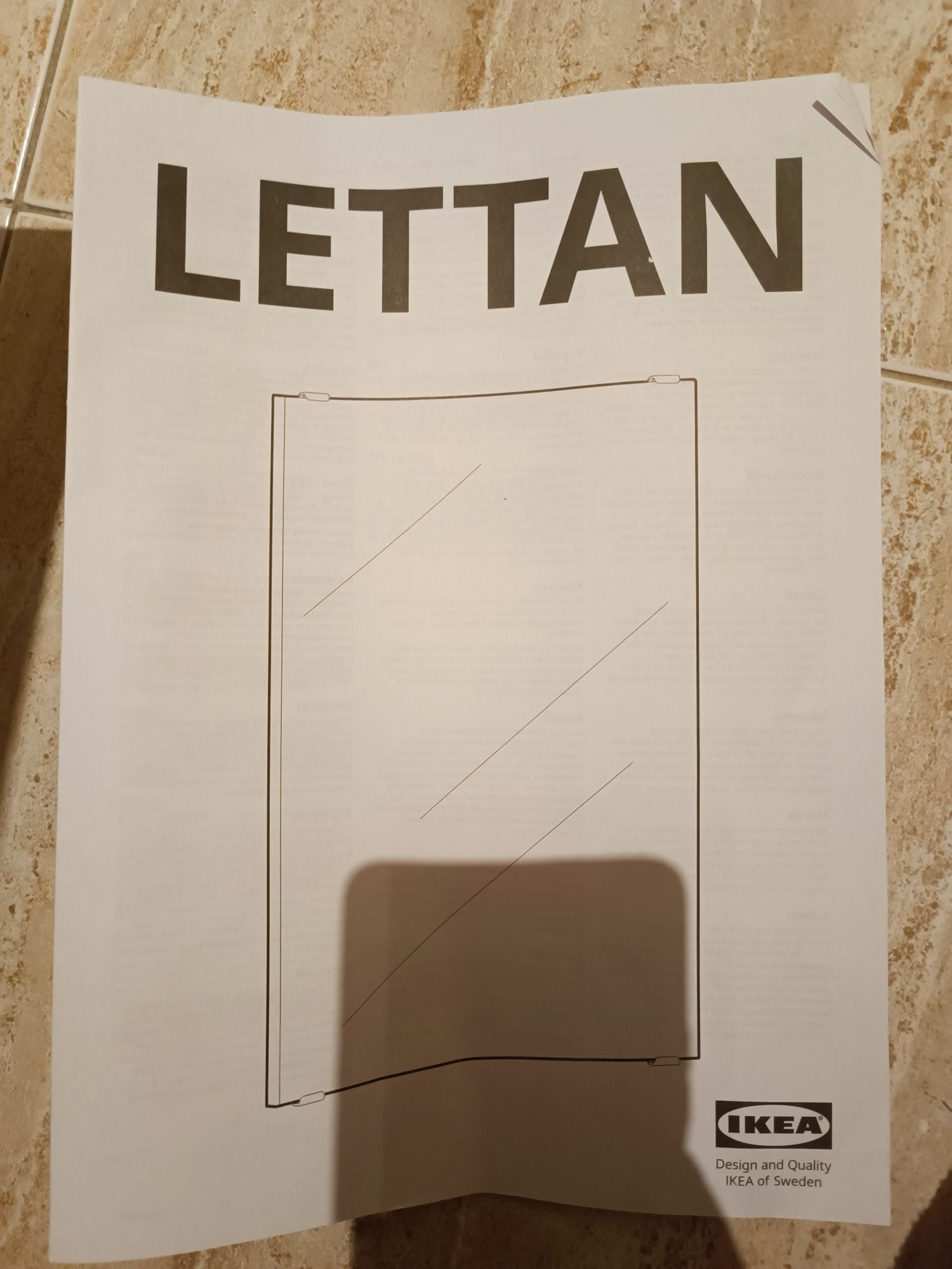 Espelho Lettan IKEA