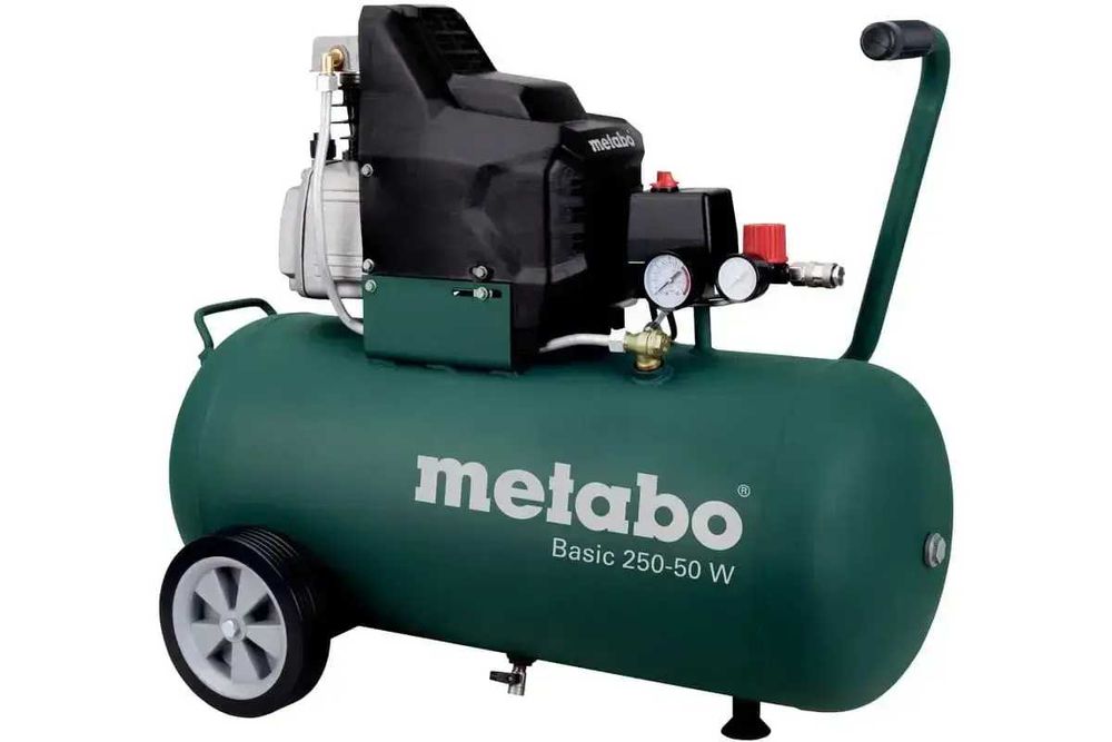 Компресор повітряний Metabo 50л 1.5кВт 8атм 200л/хв компрессор