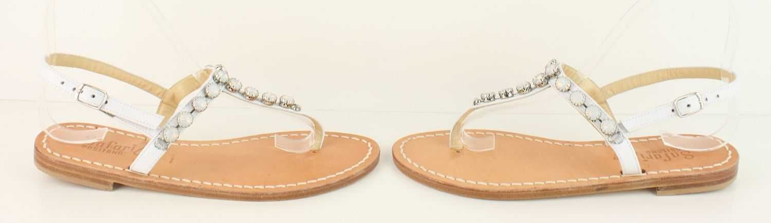 SAFARI POSITANO - efektowne sandały w całości ze skóry ROZM. 36