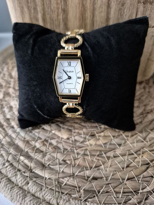 Piekny stary zegarek kwarcowy Glashütte