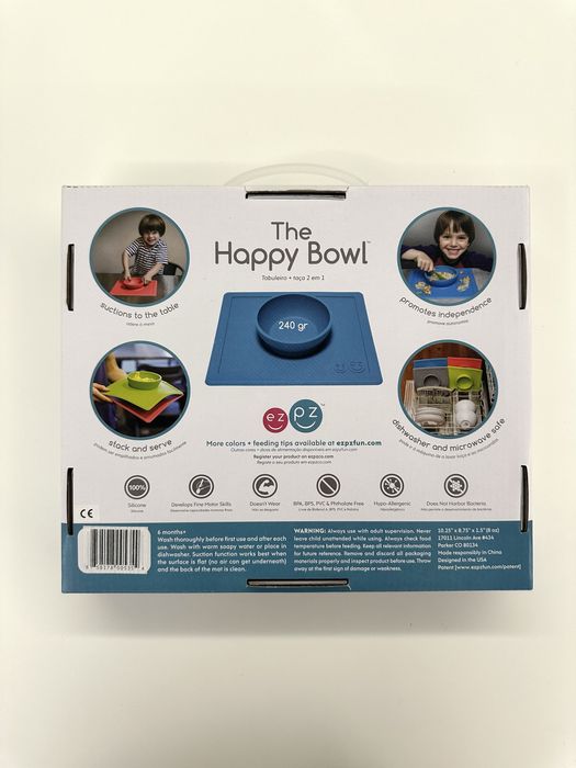 Taça Aderente Happy Bowl Ezpz