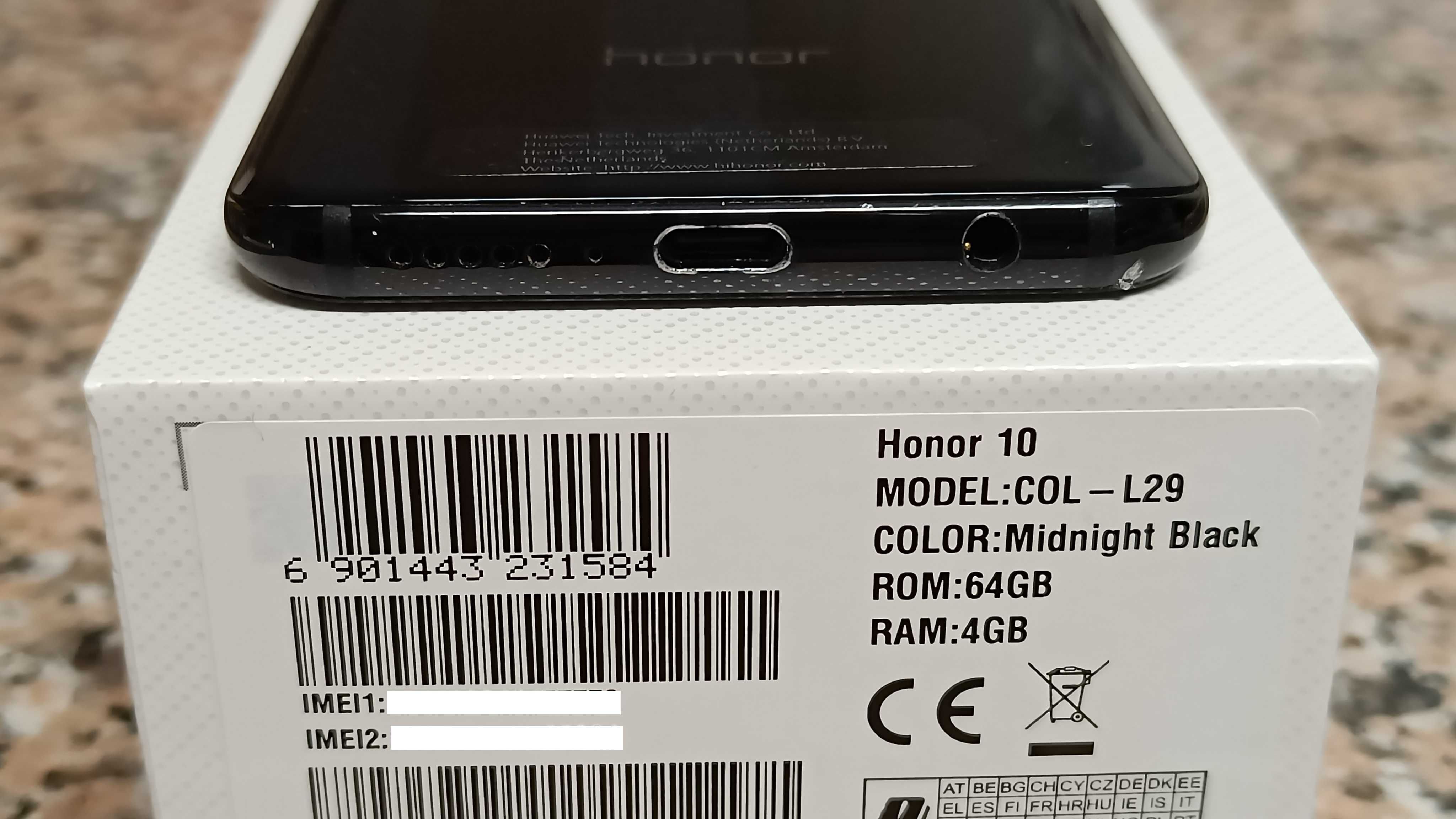 Smartphone Honor 10 4GB / 64GB Black