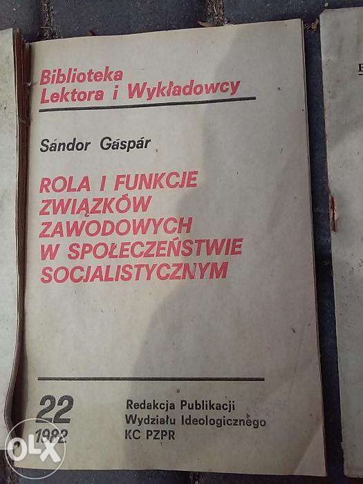 Książki Polityczne związki zawodowe 1938, 46 rok