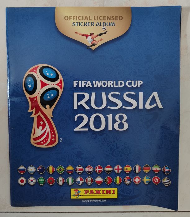 Caderneta Fifa World Cup Russia 2018 (nova) + 4 cromos