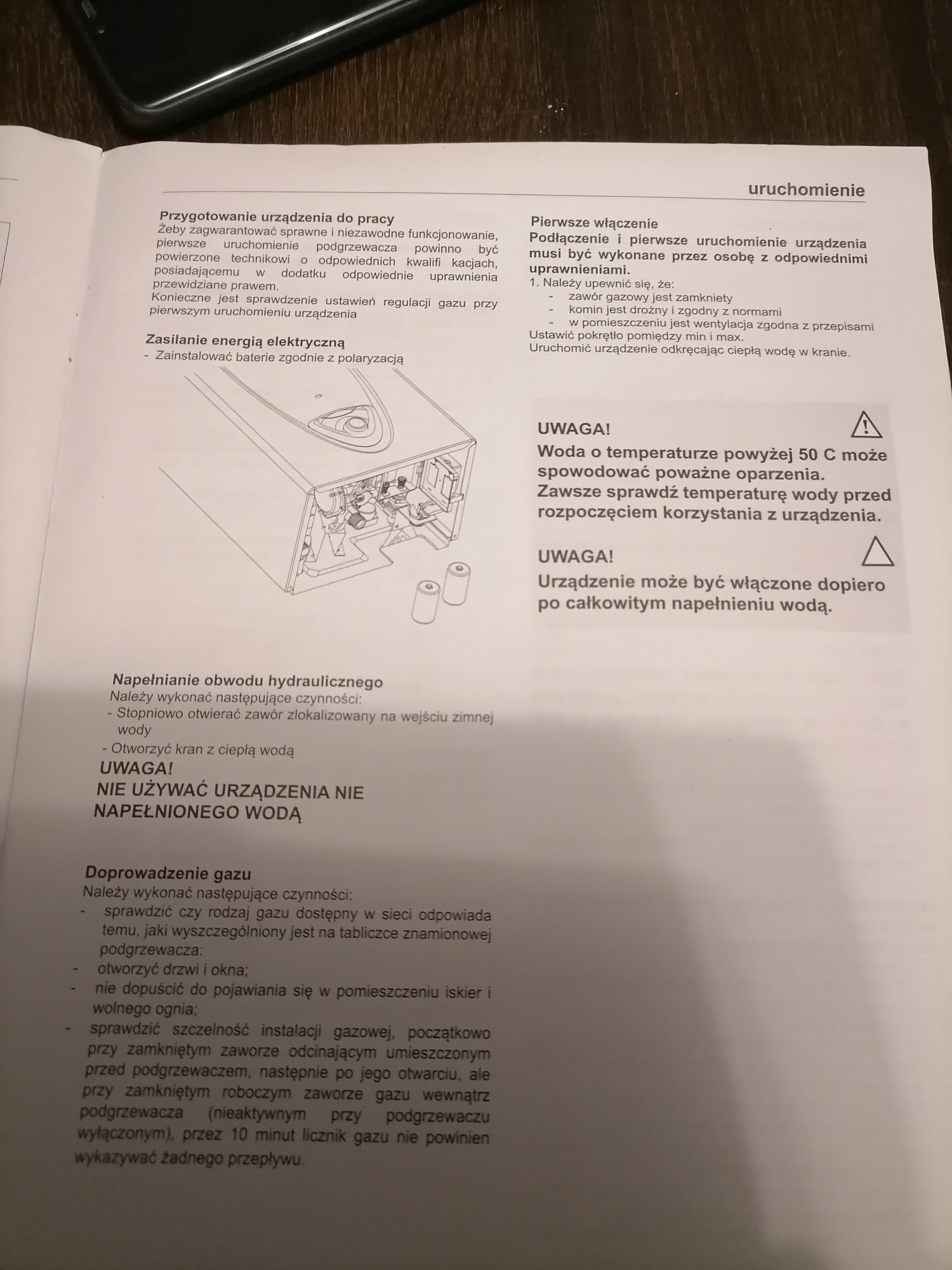 Junkers na ciepłą wodę mało używany tylko w okresie letnim .