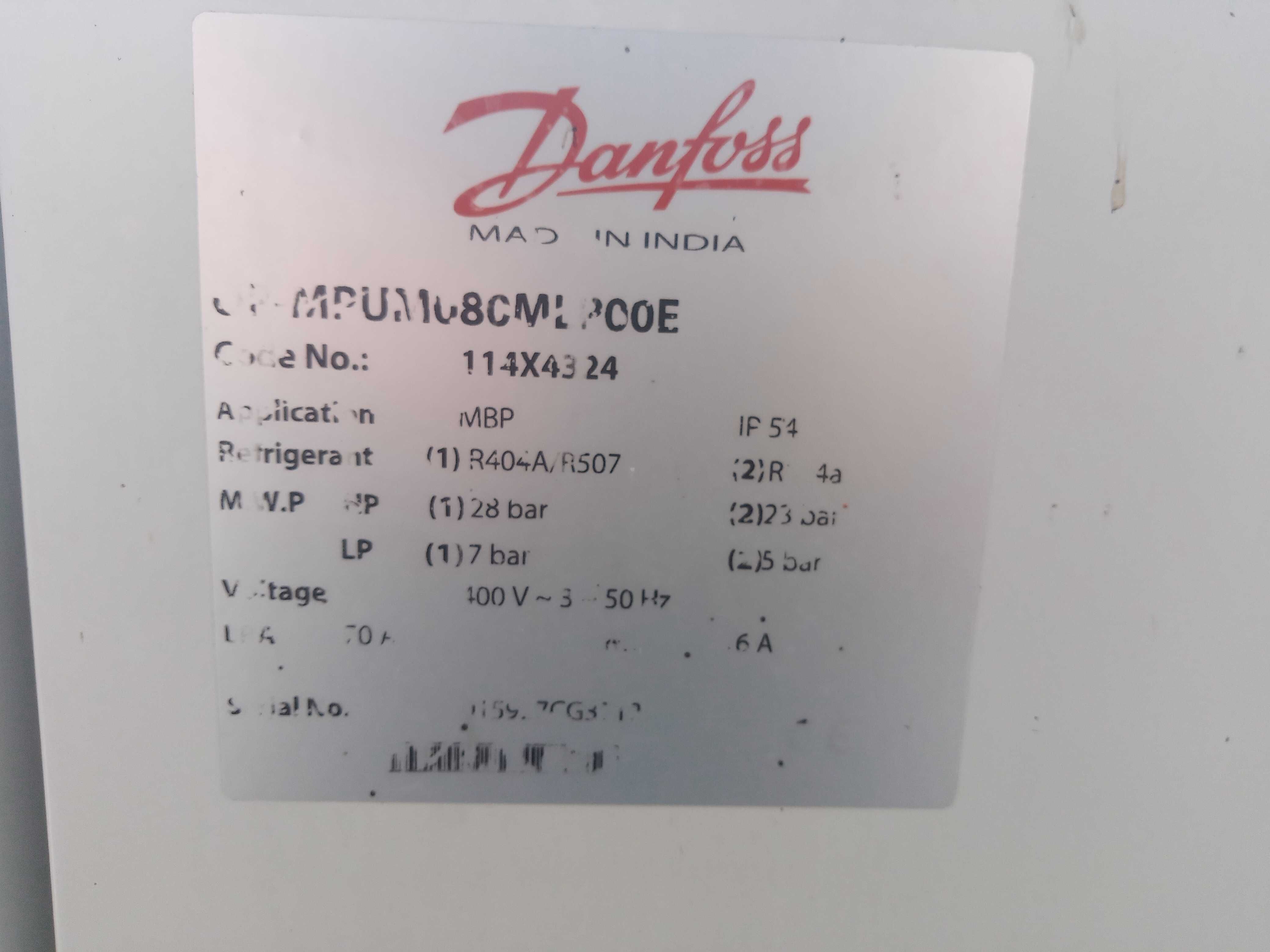 Agregat skraplający Danfoss Optyma Plus OP-MPUM080MLP00E pompa ciepła