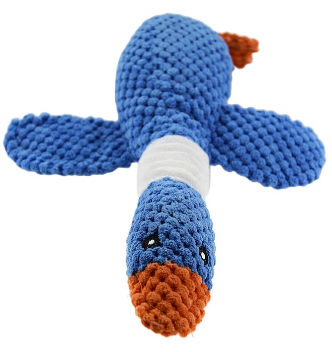 Pluszowa zabawka Vitscan gęś, niebieska, gryzak, piszczenie + szeleszt