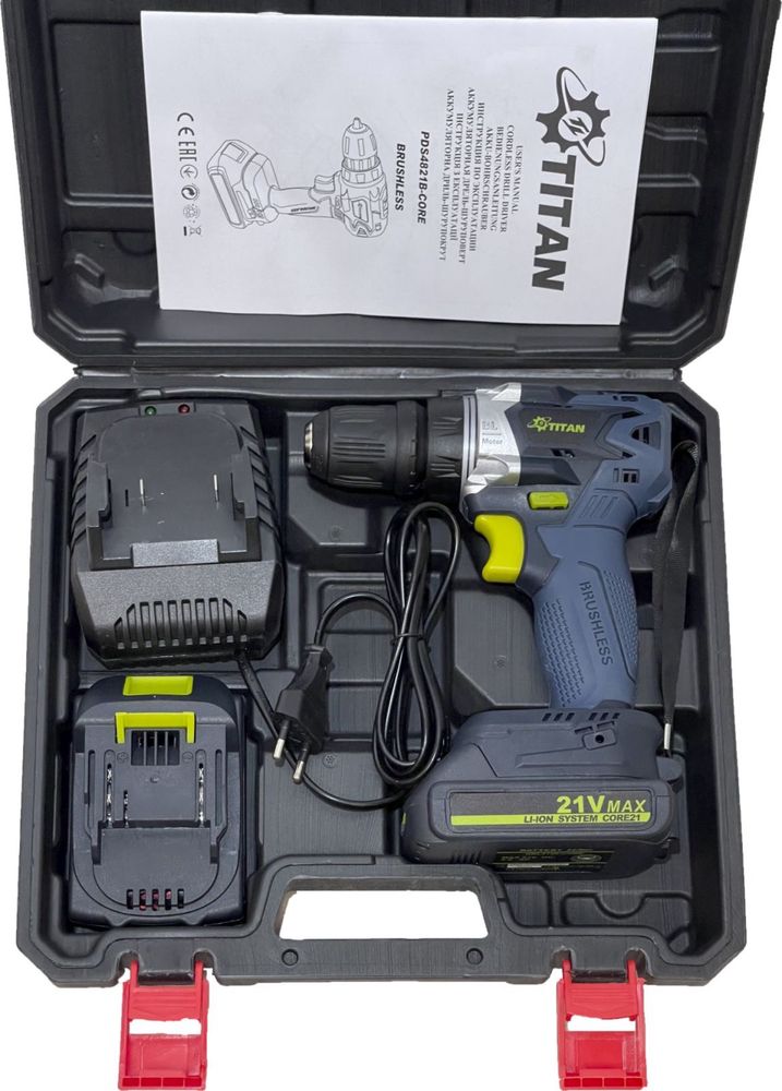 Шуруповерт TITAN PDS4821B