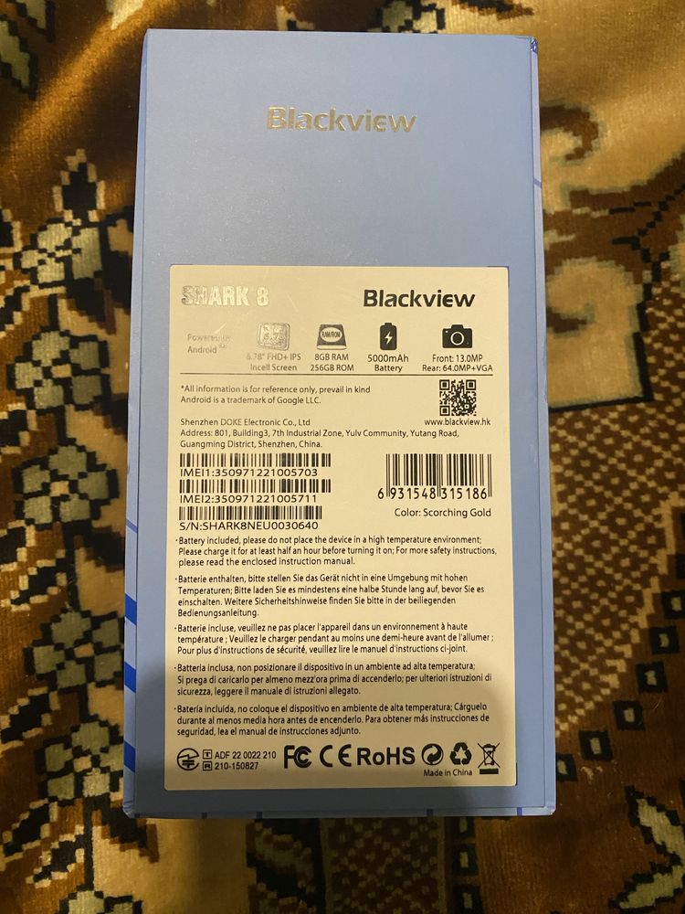 Blackview SHARK 8 256gb