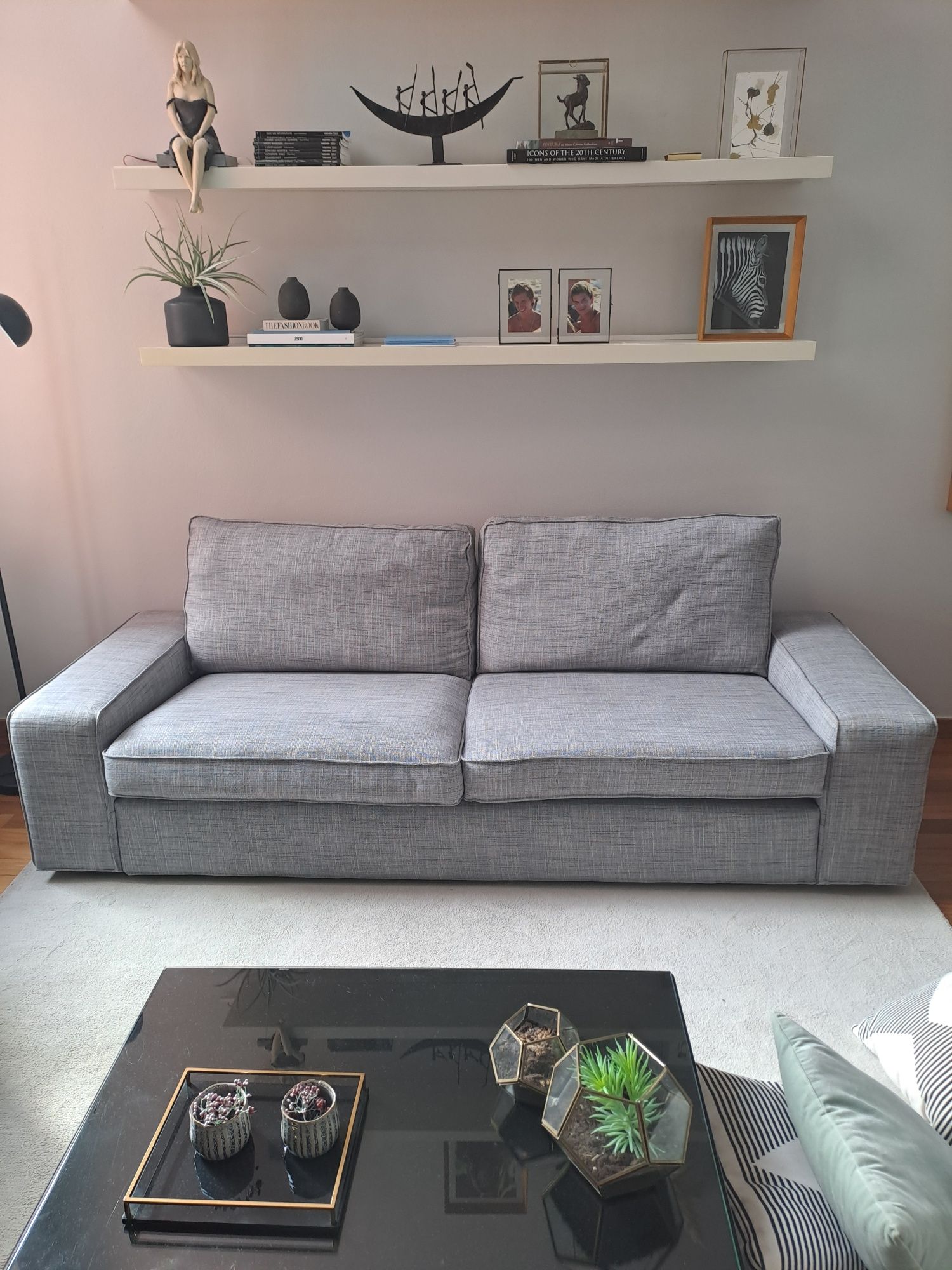 CAPA de sofá 3 lugares Ikea kivik nova