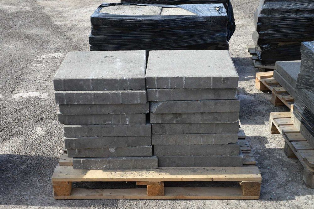 Płytki betonowe 50x50x7cm oraz 35x35x5cm z demontażu