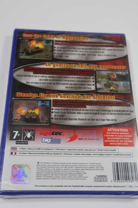 Gra Playstation 2 Ps2 ELITE TANK Premiera NOWA w folii! SONY 3 ANG PAL