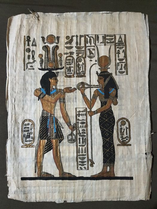 Папирус из Египта сувенир картина история