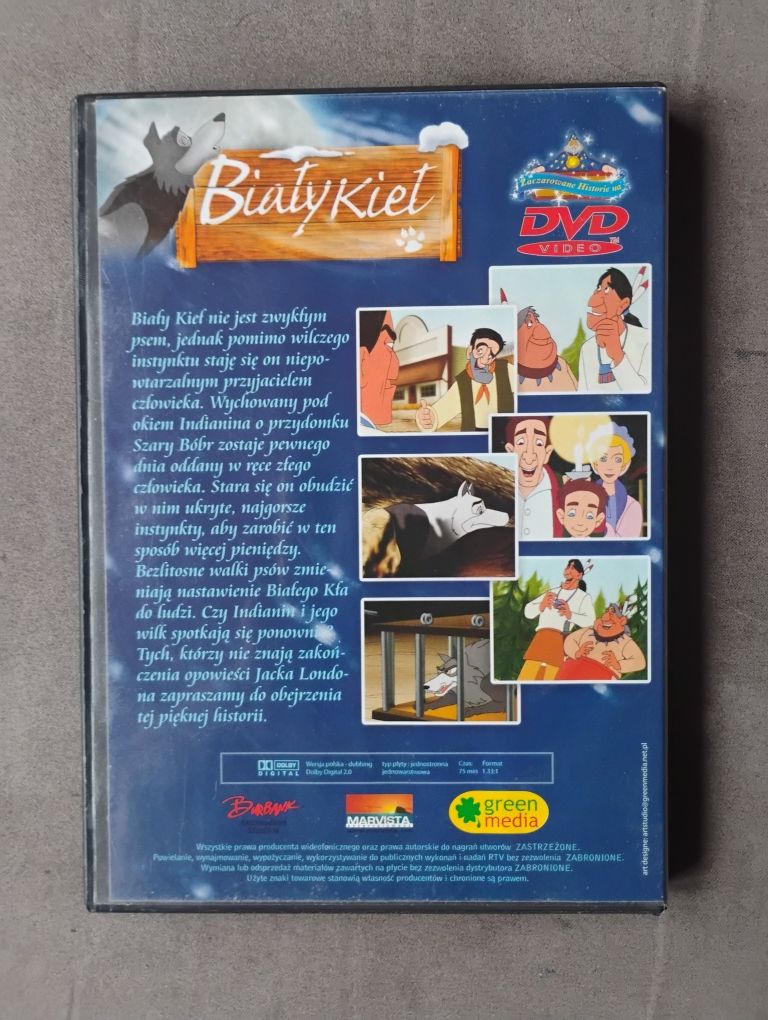 Biały kieł bajka DVD