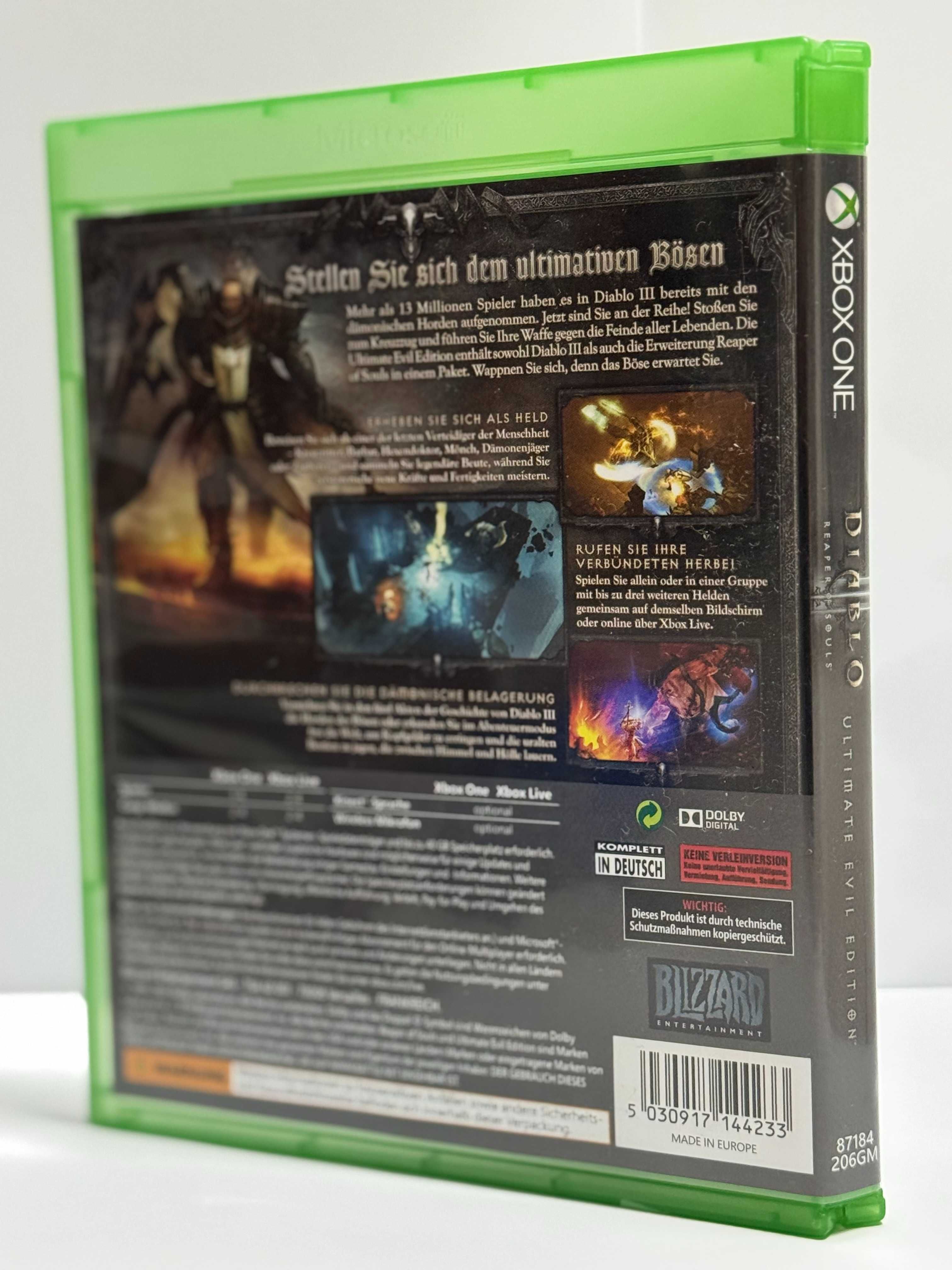 Gra Diablo III Reaper of Souls na Xbox One, eng wersja, BDB STAN!