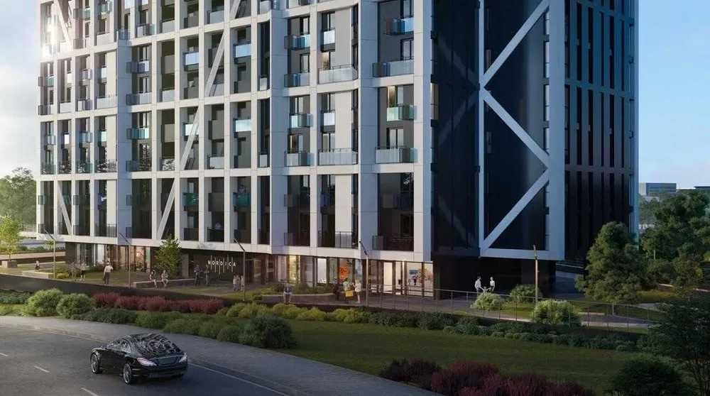 Простора 1к квартира 72.8 м2 в ЖК Nordica Residence. 10% перший внесок