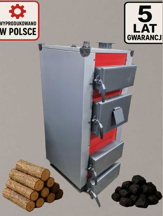 Piec Zasypowy 8kW na Drewno kocioł na drewno węgiel szybka dostawa