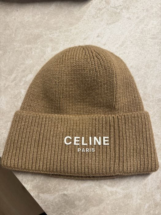 Czapka zimowa celine beżowa