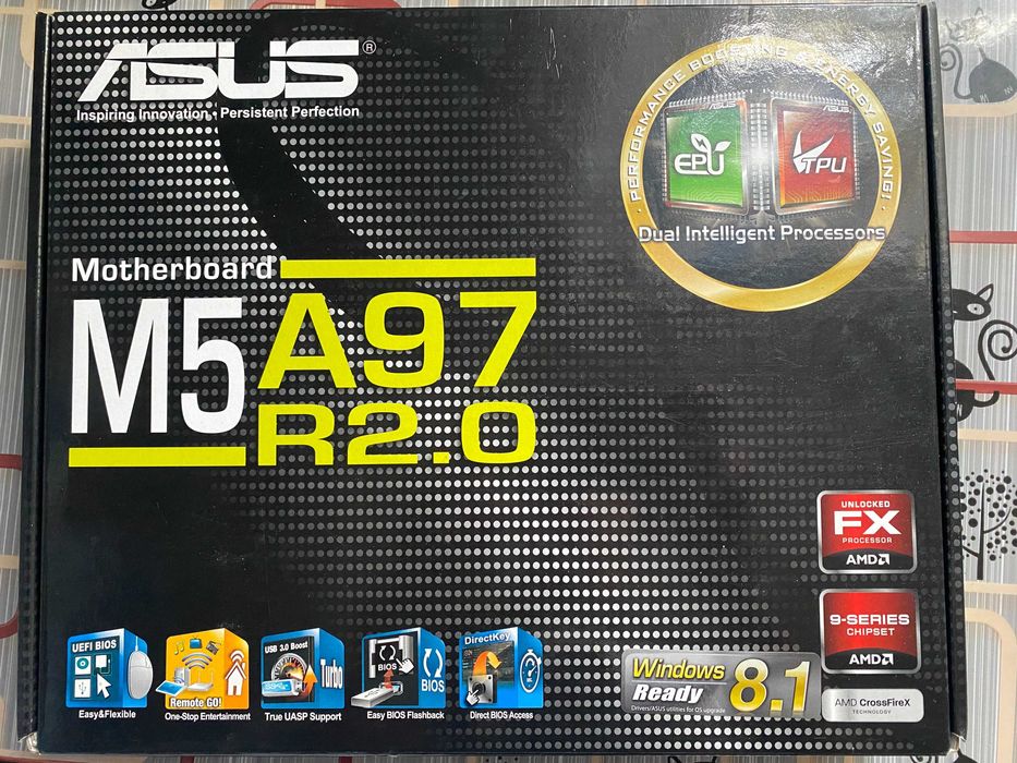 Комплект ASUS M5A97 R2.0 + G.Skill Ripjaws X DDR3 16GB 2400Mhz