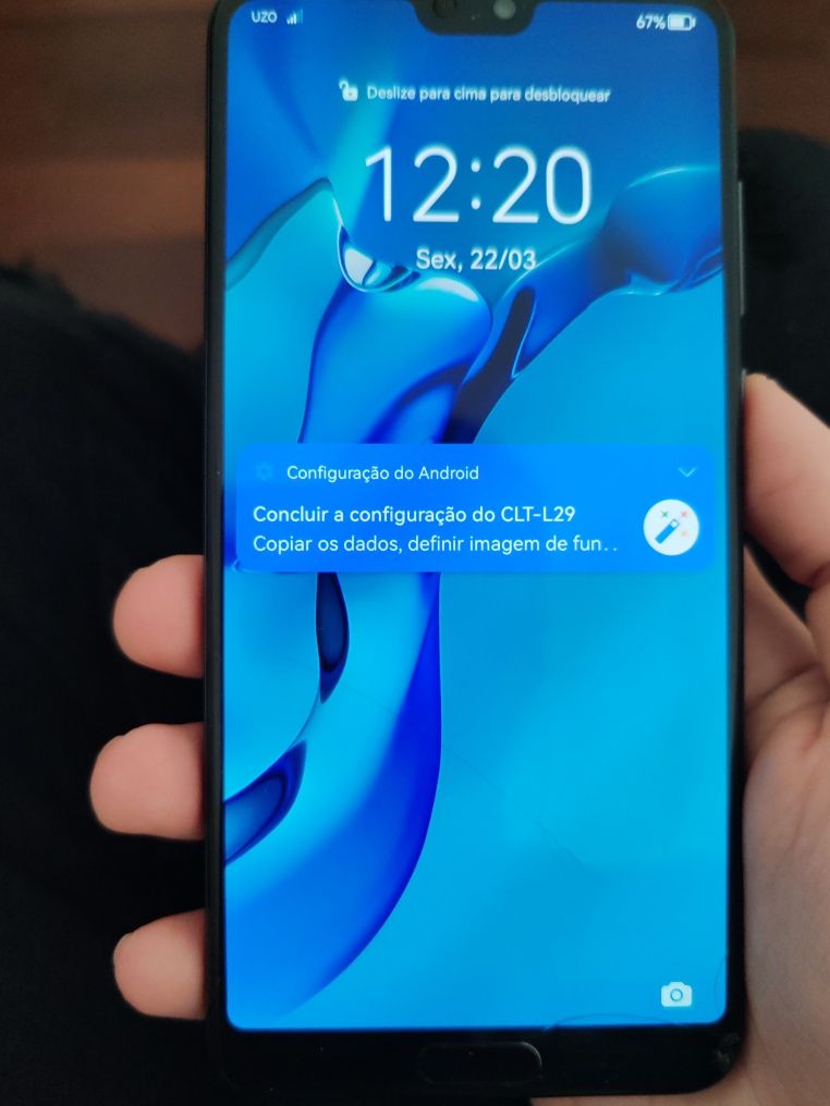 Huawei p20 pro 6 RAM 128 gb memória