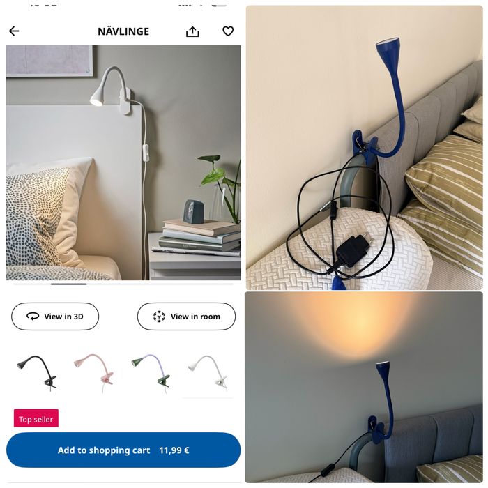 Ikea LED light, luz LED